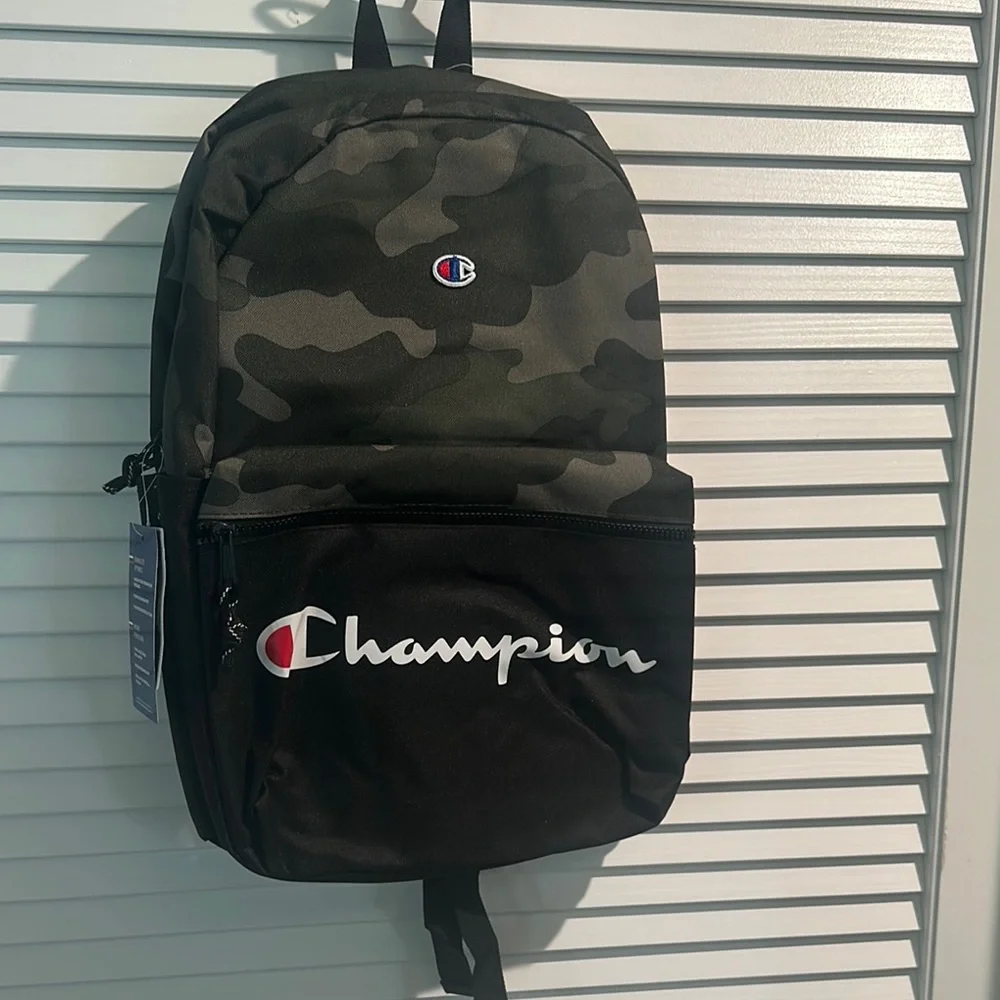 NWT Champion 15” Laptop Backpack with large zipper Front Pocket.